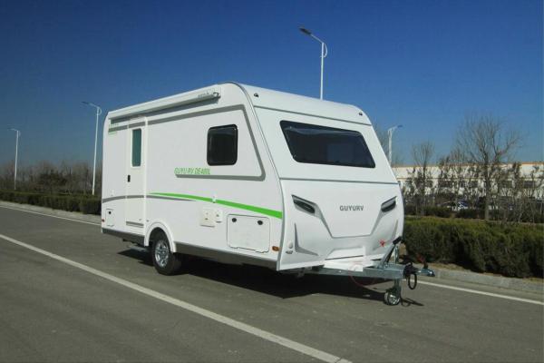 ROHS Camper Caravan Trailer Dry Wet Separation Mobile House Trailer Camping
