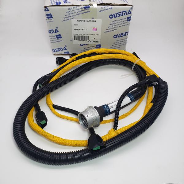 Engine Part Wiring Harness 6156-81-9211 For KOMATSU PC400