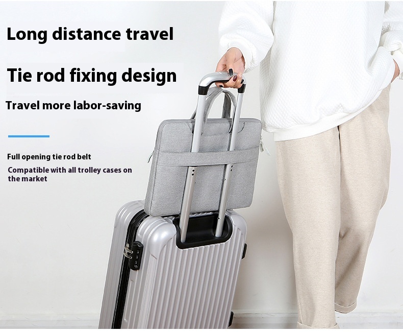 Wholesale Men's 15.6inch Tablet Laptop Bag 14inch Handheld Inner Sleeve Fabric Case Briefcase for iPad Sling Carrying System Wholesale OEM/ODM/Private Label