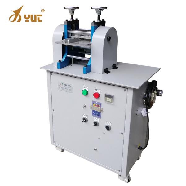 Pneumatic Roller Logo Stamping Automatic Leather Belt Embossing Machine For Leather Shoes