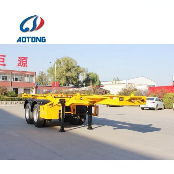 Venda de reboque de caminhão 20ft 40ft 45ft esqueleto Semi 40ft contêiner esqueleto chassis trailer