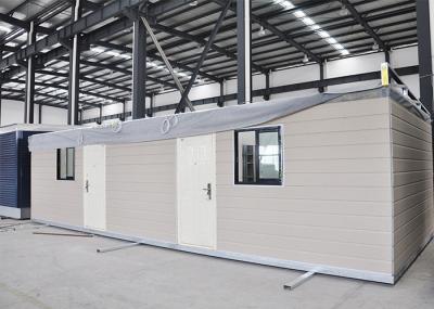 Roulottes modulares de quadro de aço da casa pré-fabricada das roulottes modernas do sistema do calibre leve
