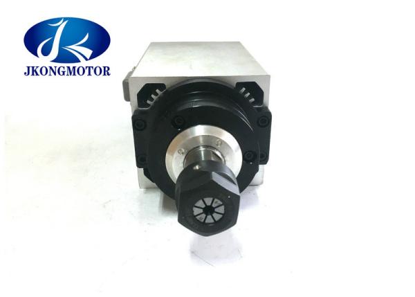 6KW ER32 380V 12A Square AC Spindle Moto With Belt For Engraving Milling