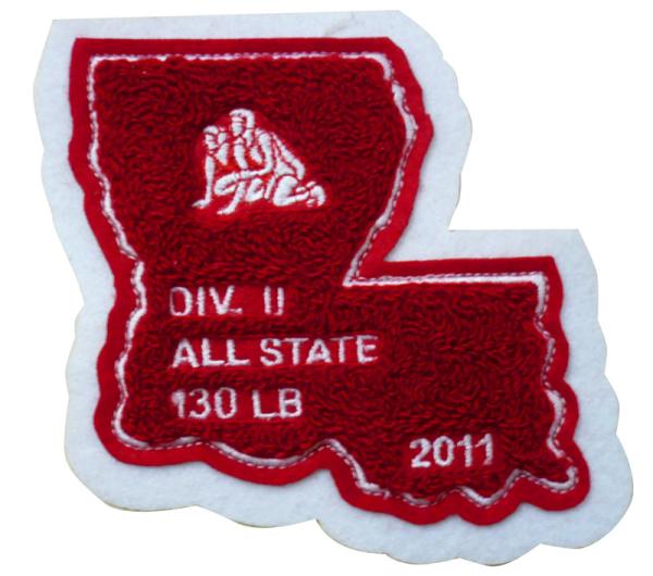 Clothing Towel Embroidered Patches Sewing on Hot / Laser Cut Border