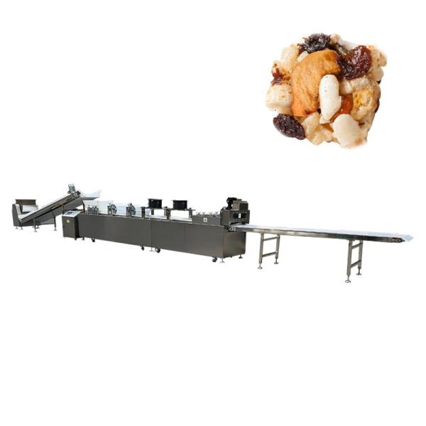 Peanut Brittle P401 Cereal Bar Forming Machine Automatic 100-250 KG H Line