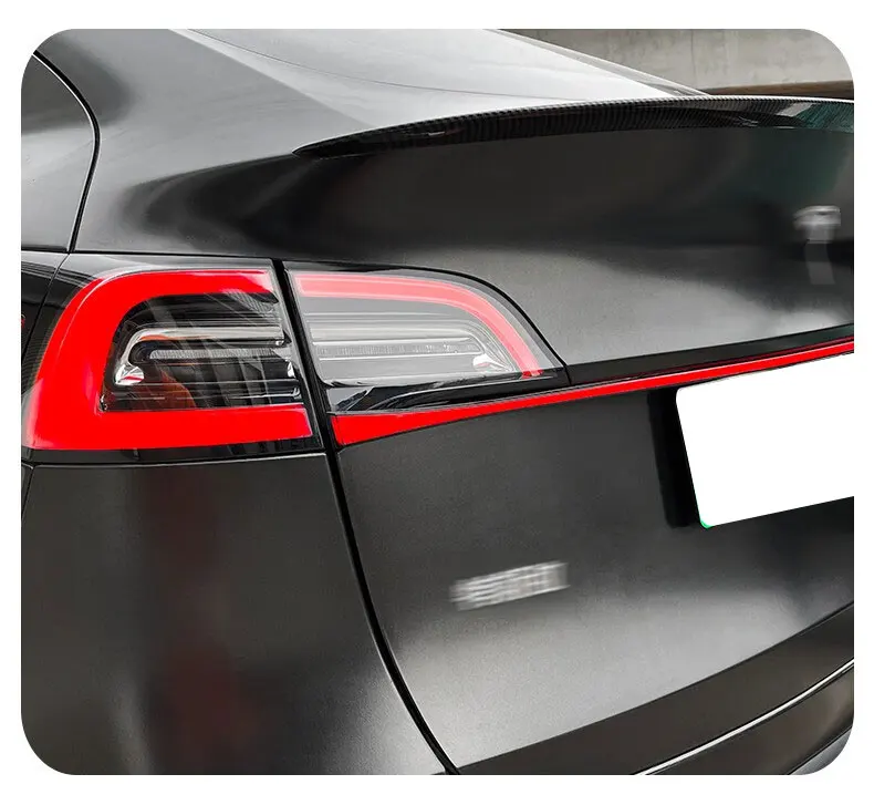 Para el Tesla Model Y 3 a través de la luz trasera Dinámica de la luz trasera de la franja de actualización y modificación Decoración M3 Y