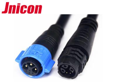 Male Female Waterproof Circular Connectors OEM ODM Quick Lock For LED Display