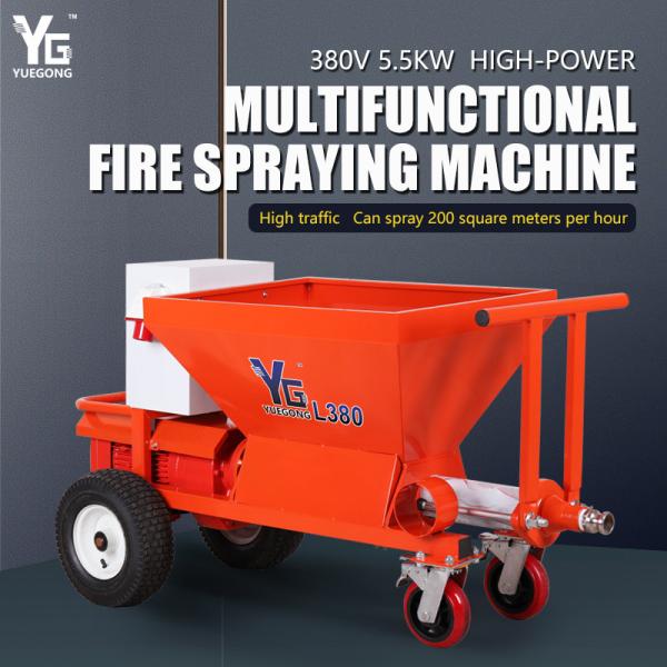 Tunnel Fire Prevention Heavy Anti-Corrosion Engineering Steel Structure Floor Mortar Waterproof Grout Spraying Machin