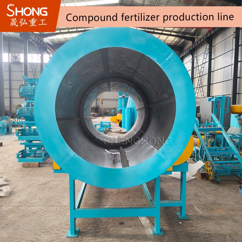 NPK Compound Fertilizer Production Line with Adjustable NPK Ratio 20%-48% and Rotary Drum Steam Granulation for Precision Batching ±0.5%