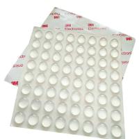 Almofada feita sob encomenda transparente autoadesiva do pé da borracha de silicone