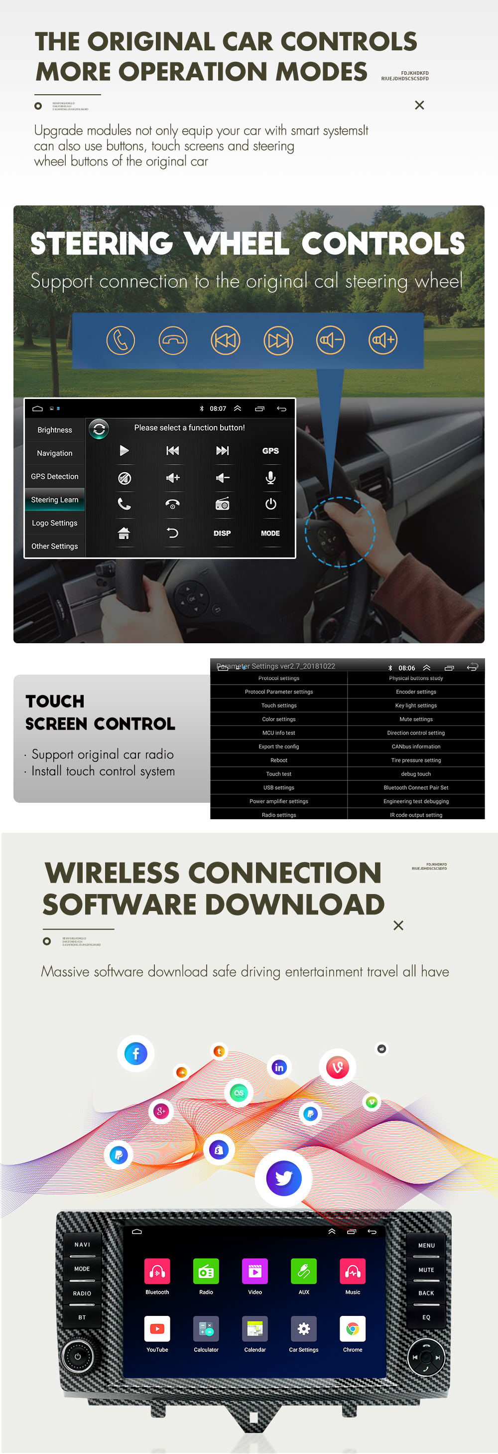 Автомобиль Android Стерео Android 13 Автомобильное радио для Benz Smart 2011-2014 Авто мультимедийный проигрыватель CarPlay 9-дюймовый экран