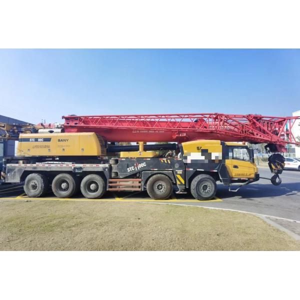 Послепродажное обслуживание 2017 Terrian Mobile Crane Truck 100ton Truck Crane Shaft No 4