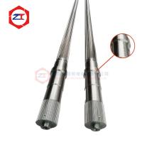 WR15E Arbre d'extrudeuse à double vis de type solide pour une performance de double extrusion