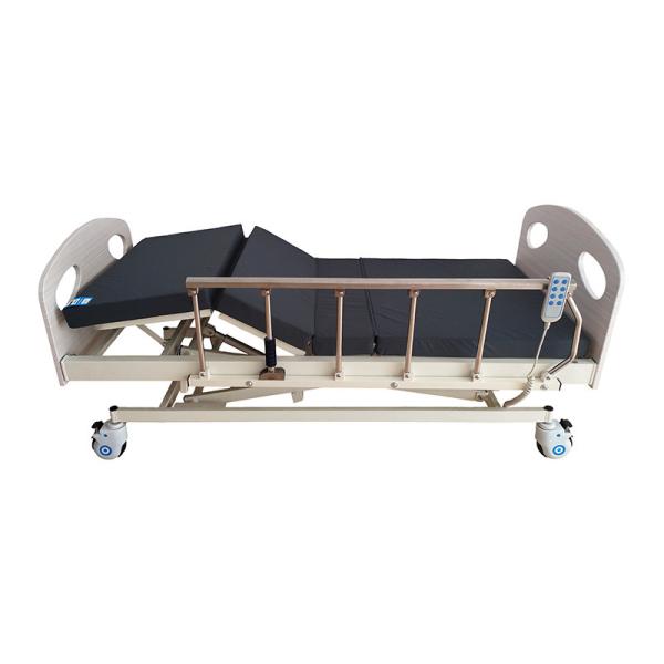 White Three-function Electric Nursing Bed for Professional Patient Disability Hospital Care