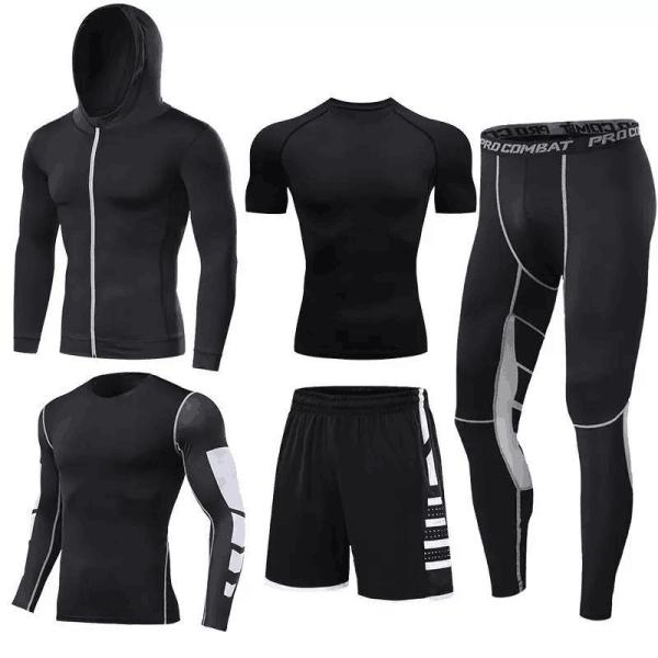 Anti Pilling Casual Jogging Suits Plain Dyed Training Sportswear Sets