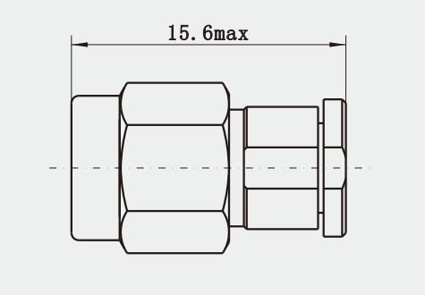 Conector de aperto masculino de Platied 4.3/10 ternários de bronze da liga para o cabo de 1/2 Superflex