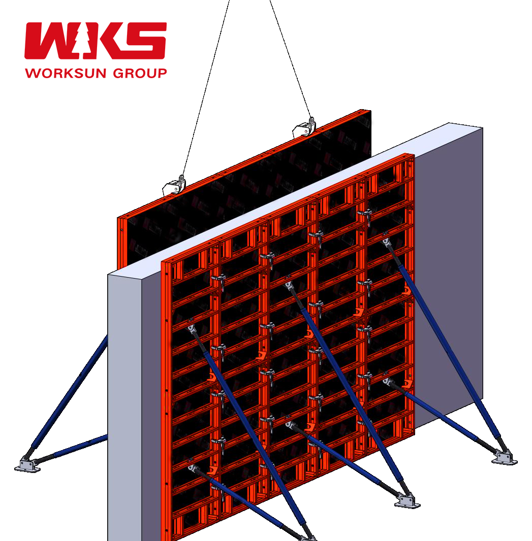 Modular Aluminum Frame Formwork Customized Aluminium Formwork Panel Corrosion Resistant