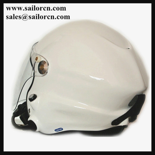 Powered paraglider helmet PPG helmet white Paramotor helmet 820g+/-50g EN966