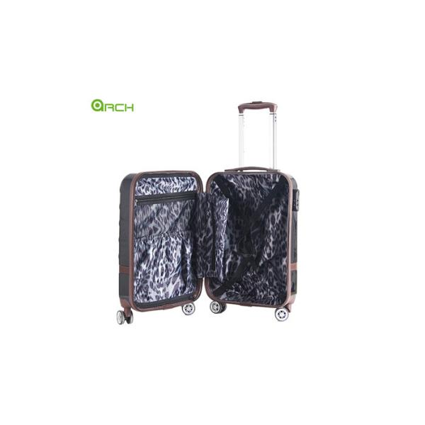 ABS PC Hard Trolley Travel Luggage Bag With Spinner Wheels