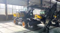 Excavatrice hydraulique de roue de Digger Earthwork Projects Bucket Mount de plantation la plus grande