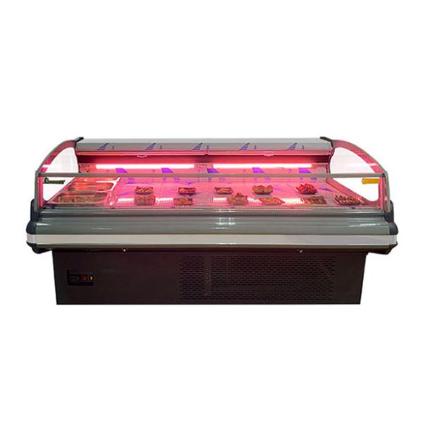Horizontal High-End European Design Fresh Meat Refrigerated Storage Display Freezer