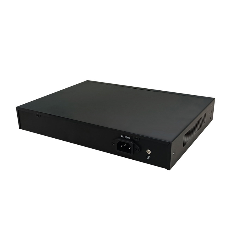 24 Port Gigabit PoE Switch 28-Port Ethernet Switch with 24 PoE+ Ports 2 Gigabit RJ45 Uplink 2 Gigabit SFP Slots IEEE 802.3af/at 200W or 300W Rackmount TBC-PS5124N-4PF