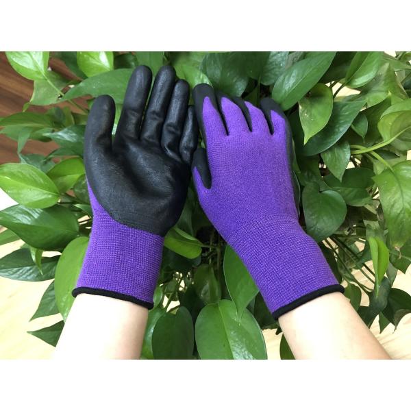 Environment Gardening 15 Gauge Bamboo Microfiber Spandex Liner Safety Work Gloves