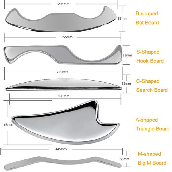 Class I Stainless Steel IASTM Tools for Deep Tissue Muscle Massage and Fascia Recovery