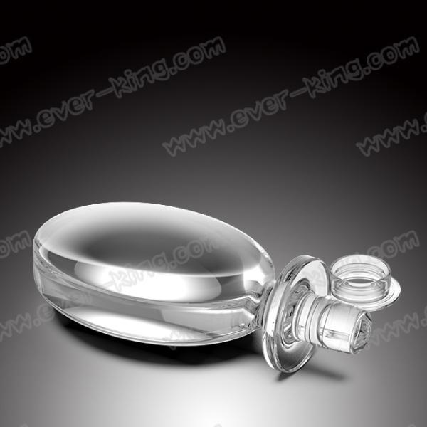 Helar la categoría alimenticia transparente de cristal de los cierres de la botella del alcohol