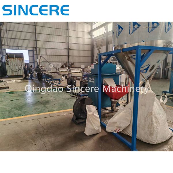 Plastic Granulator Line Recycling Pelleting Equipment Pulverizer
