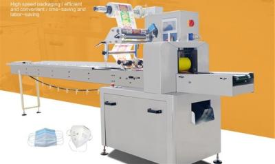 380VAC 150Bag/Min Pillow Packing Machine, máquina de embalagem automática do pão 3.2Kw