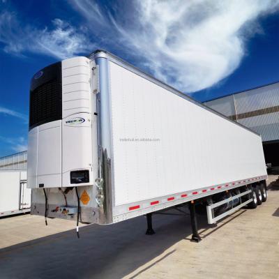Carbon Steel/Aluminum Chassis Aluminum Structural PUR Foaming Box Body Semi Trailer