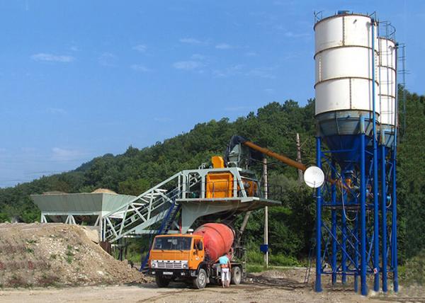 Belt Type Mobile Concrete Plant Automatic Ready Mix Dry Mix Concrete Batching Plant
