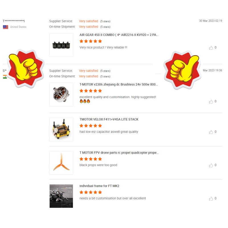 T-Hobby V1507 1.5mm 5 Shaft Brushless Machine Multi-Axis Fpv Racing 4s 6s Remote Mini Uav Rc Made Lipo Material
