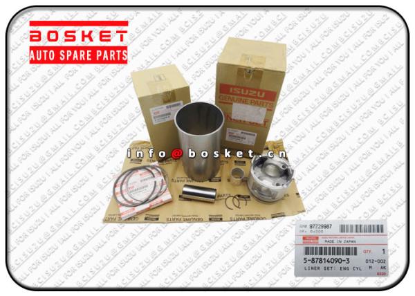 O forro do cilindro do motor de ISUZU NKR77 4JH1T ajustou 5-87814090-3 5878140903 peças do Oem Isuzu