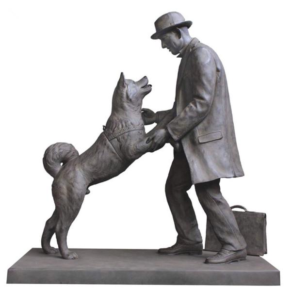 Natrual Metal Bronze Lover Cast Iron Angel Statue Life Size / Cast Iron Garden Ornaments