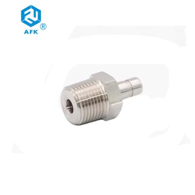 encaixes de aço inoxidável do adaptador masculino da linha do NPT da solda do afklok