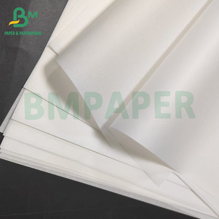 Greaseproof Wrapping Paper 40gsm 60gsm Kit 5 Kit 7 Food Safe Paper Устойчивая к жиру упаковочная бумага 40 гг. 60 гг. Набор 5 Набор 7 Продовольственно безопасная бумага