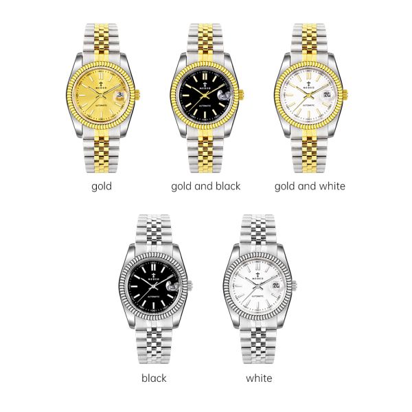 Sporty Men's Mechanical Watch · 5ATM Water Resistant
