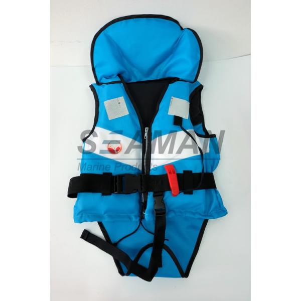 Поплавок пловучести ребенка спасательного жилета отдыха моды нейлона цвета 210D/420D сини военно-морского флота белый