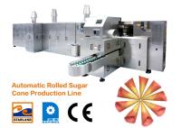 La machine/gaufre économiseuses d'énergie de cuisson de cornet de crème glacée font la machine cuire au four roulée de cône de sucre