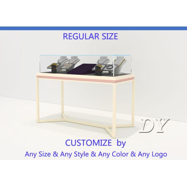 Pre Assemble Wood Glass Jewelry Store Showcases Fixtures For Exhibition