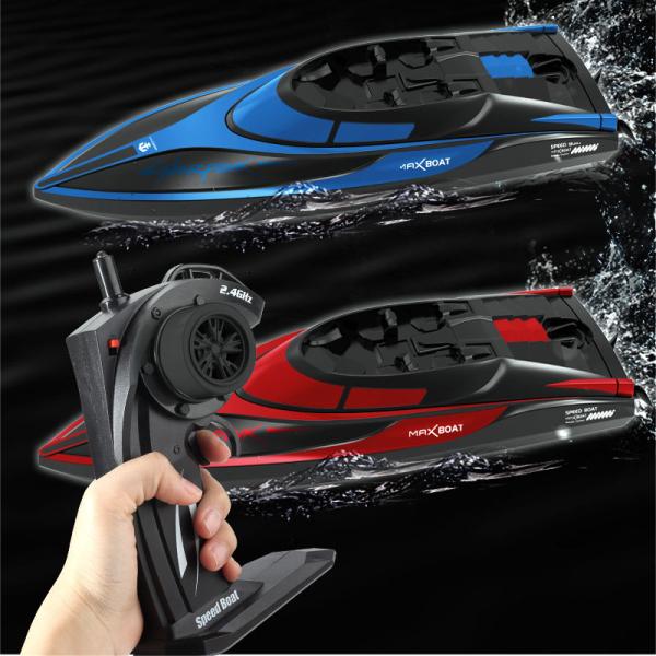 20 KPH High Speed Remote Control Water Play Electric Boats with Plastic Material