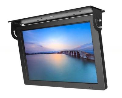 Casa de metal 18,5 polegadas de autocarro Metro Bus Monitor LCD Media Display Com Ampla Voltagem DC 12V 24V