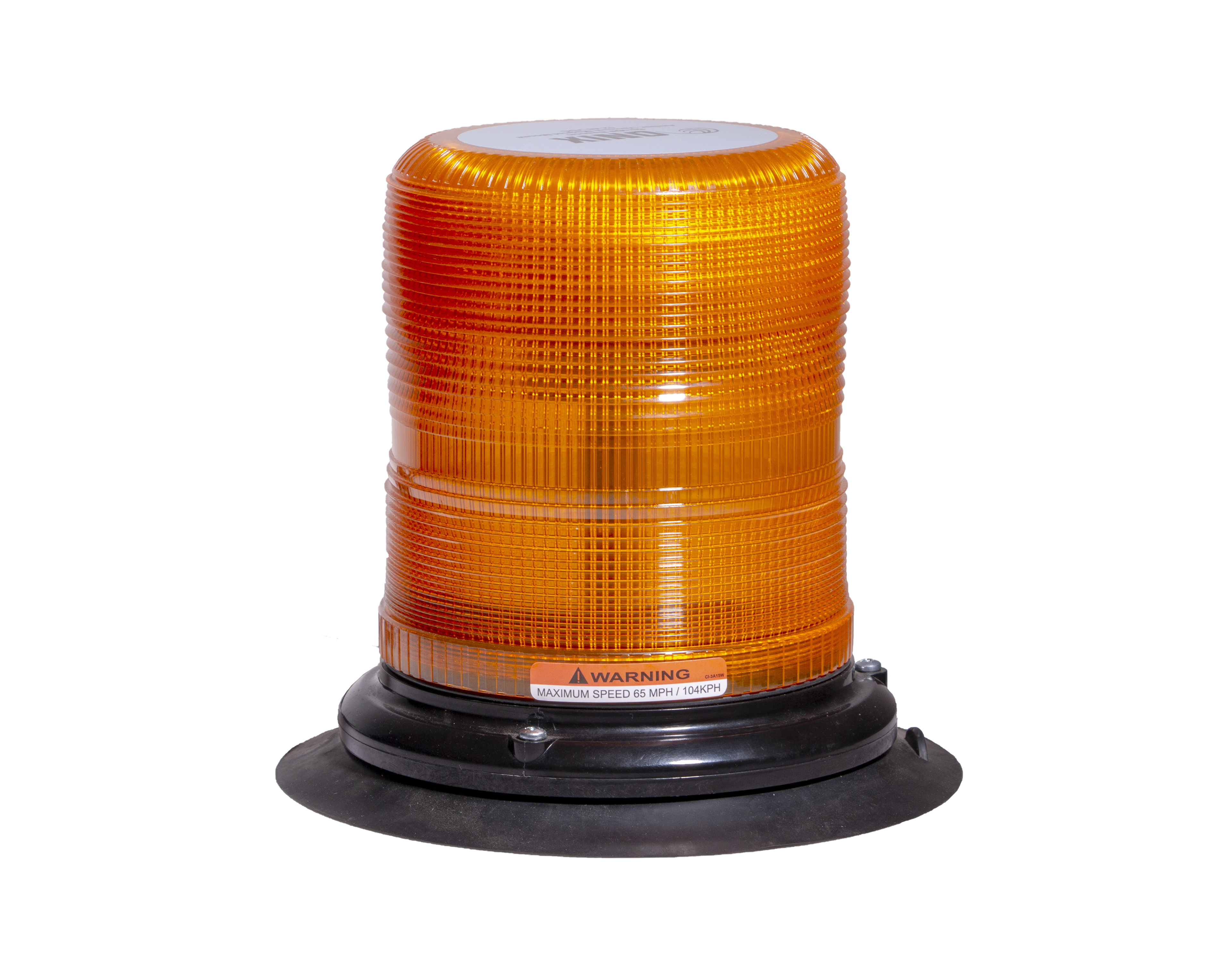 10-48V Construction Beacon with 9 Flash Patterns Magnetic Installation