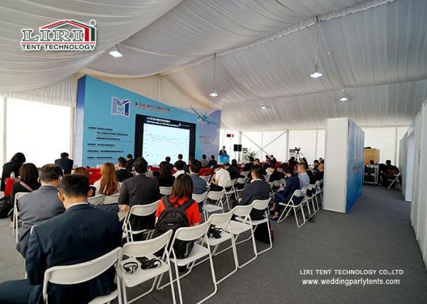20m Aluminum Outdoor Exhibition Tents For Trade Fair  Retardant To DIN 4102 B1