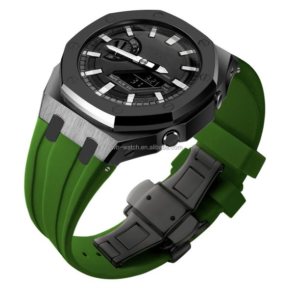 Casio Watch Modified Case And 316l Stainless Steel Watch Band For G Shock Ga2100