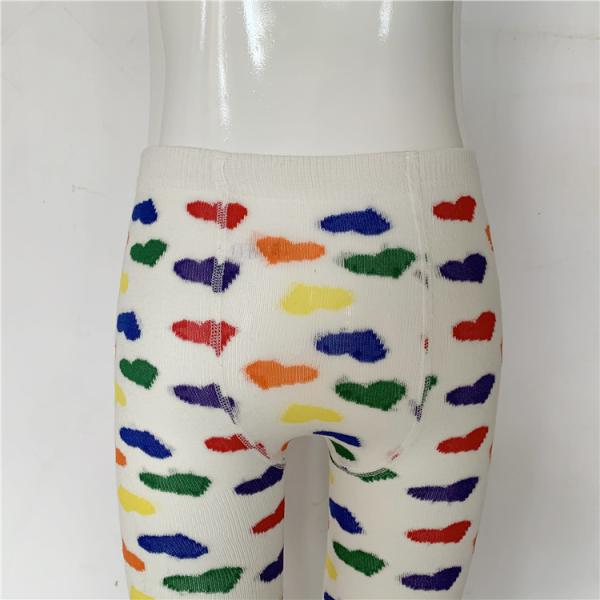 Top Selling Girls Spring Printed Baby Tights Beauty Tights with Needle Detection