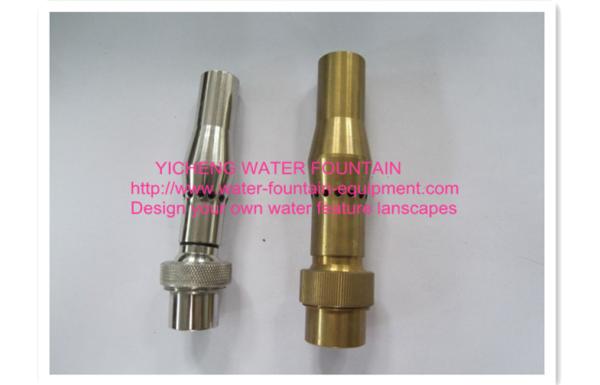 DN15 - DN40 Brass Copper And SS304 Water Fountain Jets For Swimming Pools