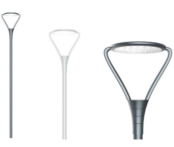 304 Stainless Screw Economic Street Light IP65 Protection Economic Street Light With 18
